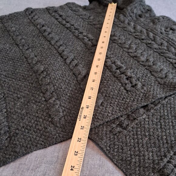 Aran Crafts Merino Wool Poncho - Picture 5 of 5